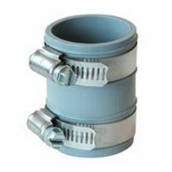 Qwik TC-150 PVC Tubular Drain Pipe Connector, 1-1/2 inch Or 1-1/4 inch, Threaded