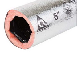 Atco® 30 R6 Insulated 2-Ply Polyester Core Flexible Duct, 18 inch x 25 ft