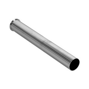 Dearborn® 22 ga Budget Brass Flanged Strainer Tailpiece, 1-1/2 inch x 12 inch, Chrome Plated