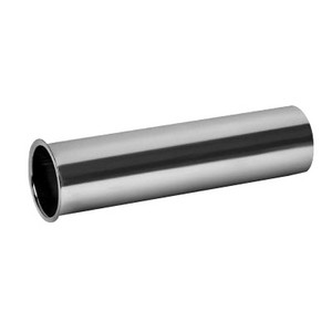 Dearborn® 22 ga Budget Brass Flanged Strainer Tailpiece, 1-1/2 inch x 6 inch, Chrome Plated