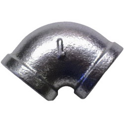 90 Deg Galvanized Malleable Iron Elbow, 3/4 inch x 3/4 inch, Threaded x Threaded