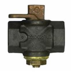 A.Y. McDonald 10687B 1 Iron Flathead Gas Plug Valve, 1 inch, FNPT x FNPT, 175 psi, 15 Unit/Carton