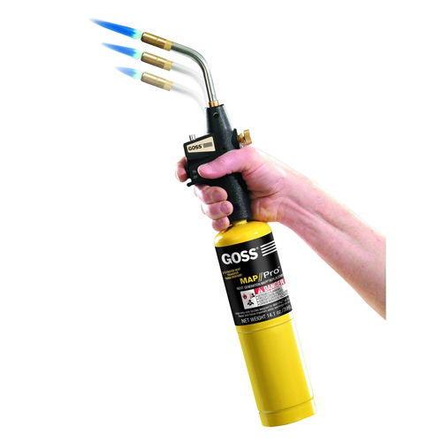 Goss® GP-600 Self-Igniting Heavy-Duty Hand Torch For Disposable Cylinders