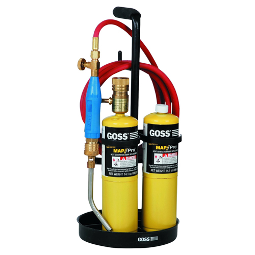 Goss® Target™ Torch KP-26 Air Propane Sidewinder Kit with Snap-in GH-4 Handle and Stand