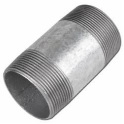 Seminole SCH 40 Galvanized Carbon Steel Nipple, 2 inch x 10 inch, Threaded x Threaded