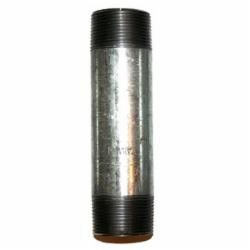 Anvil SCH 40 Galvanized Steel Nipple, 3 inch x 3 inch, Threaded x Threaded