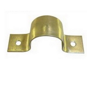 Two Hole Pipe Strap, 1/2 inch IPS, Galvanized; 100/Pack