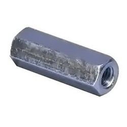 Erico® CADDY® Steel #25 Hex Rod Coupling, 610 lb, 3/8 inch x 1-3/4 inch, Electro Galvanized