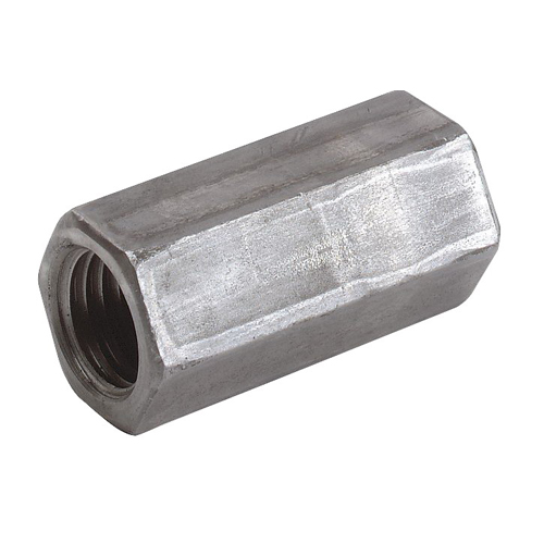 Erico® CADDY® Steel #25 Hex Rod Coupling, 1810 lb, 5/8 inch x 2-1/8 inch, Electro Galvanized