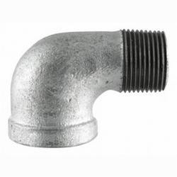 90 Deg Galvanized Malleable Iron Street Elbow, 1/4 inch x 1/4 inch, Threaded x Threaded