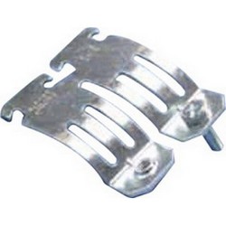 Caddy® RIGD0075EG Electrogalvanized Steel Rigid Single Piece Heavy-Duty Strut Clamp, 3/4 inch IPS x 14 ga, 400 lb