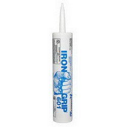 Carlisle® 601 All-Purpose Water Based Iron-Grip Duct Sealant, 11 oz Tube, Gray