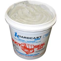 Carlisle® 304156 Duct-Seal™ 321 Water Based Duct Sealant, 1 gal Pail, Gray; 1 Case With 4 Pails