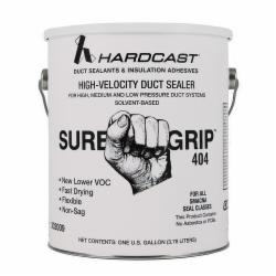 Carlisle® 302009 Sure-Grip™ 404 Solvent Based Duct Sealant, 1 gal Pail, Gray; 1 Case With 4 Pails