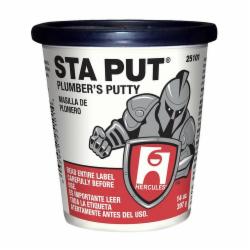 Hercules® 25-103 Sta Put® Plumber Putty, 3 lb, Beige; 12/Pack