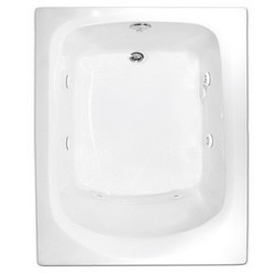 Hamilton Contractor Advantage Thermal Formed Cast Acrylic Drop-In Tub, 60 inch L x 32 inch W x 20 inch D, White