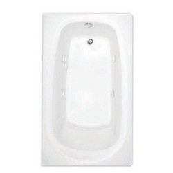 Hamilton Contractor Advantage Thermal Formed Cast Acrylic Drop-In Tub, 60 inch L x 36 inch W x 20 inch D, White