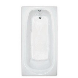 Hamilton Contractor Advantage Thermal Formed Cast Acrylic Drop-In Tub, 72 inch L x 36 inch W x 20-1/2 inch D, Biscuit