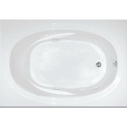 Hamilton Contractor Advantage Thermal Formed Cast Acrylic Drop-In Tub, 60 inch L x 42 inch W x 18-1/4 inch D, Biscuit