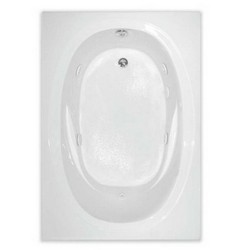 Aquarius Contractor Advantage RN TAHI 5 Premium Cast Acrylic Whirlpool Tub, 60 inch x 42 inch x 18.25 inch, 49 gal, White