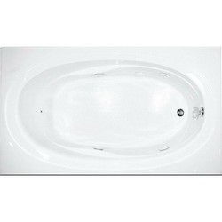 Hamilton Contractor Advantage Thermal Formed Cast Acrylic Drop-In Tub, 72 inch L x 42 inch W x 20-1/2 inch D, Biscuit