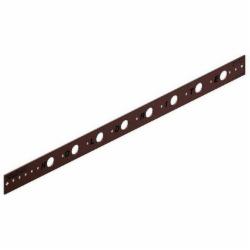 Holdrite® 101-18 Copper Bonded™ 16 ga. CRS Flat Stub Bracket, 1/2 inch x 20 inch; 50/Pack