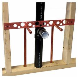 Holdrite® 107-18 Copper Bonded™ Steel Flat Plate Hanger, 1/2 inch x 20 inch; 100/Pack