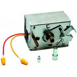 Honeywell M847D Spring Return Two Position Direct Drive Steel Damper Actuator, 24VAC, Zinc Plated