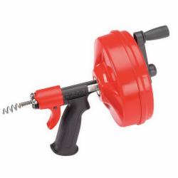 Ridgid MAXCORE Power Spin Hand Spinner with Maxcore® Cable, Straight Auger, 1/4 inch x 25 ft.