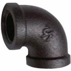 90 Deg Imported Black Malleable Iron Elbow, 3/4 inch x 3/4 inch, Threaded x Threaded