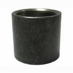 Imported Black Malleable Iron Coupling, 1/2 inch x 1/2 inch, Threaded x Threaded