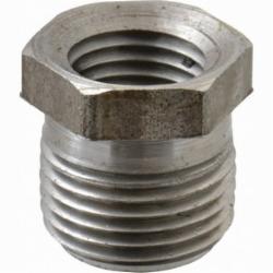 150# Imported Galvanized Malleable Iron Hex Bushing, 2 inch x 1-1/2 inch, MNPT x FNPT