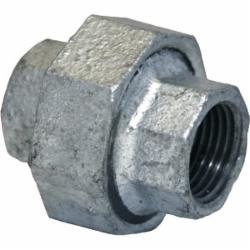 150# Imported Galvanized Malleable Iron Union, 1-1/4 inch x 1-1/4 inch, Threaded x Threaded