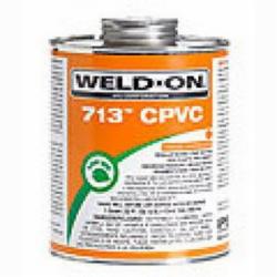 Weld-On® 713™ Regular Bodied CPVC Cement, 1/2 pt Can, Orange