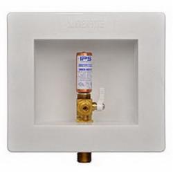 IPS 87967 Water-Tite Plastic Ice Maker Outlet Box, 1/4-Turn Valve, 1/2 inch, Sweat Conx, 10 Unit/Case