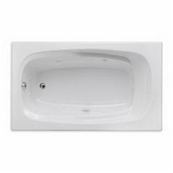Jason International B3666AWH Integrity® 44 Jet AirMasseur® Hydrotherapy Rectangular Air Bath Tub, 66 inch x 36 inch x 20-1/2 inch, White