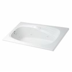 Jason International B4272AWH Integrity® 44 Jet AirMasseur® Hydrotherapy Rectangular Air Bath Tub, 72 inch x 42 inch x 20-1/2 inch, White