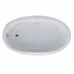 Jason International N3660AWH Integrity® 38 Jet AirMasseur® Hydrotherapy Oval Air Bath Tub, 60 inch x 36 inch x 20-1/2 inch, White