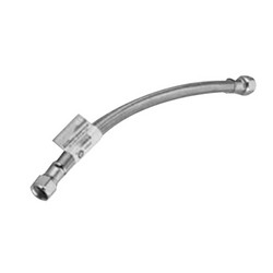 Stainless Steel Braided Water Heater Connector, 3/4 inch FIP x 3/4 inch FIP, 18 inch L