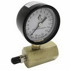 Braxton Harris GTG30 Gas Test Gauge, 0 to 30 psi, 2 inch x 3/4 inch FPT