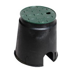 NDS™ Round Meter Box Cover, 6 inch x 1.625 inch, Green