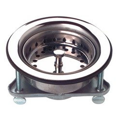 Watts 646 443 Ezy-On™ 304 Stainless Steel Sink Strainer, 4-1/2 inch O.D., Stainless Steel; 1/Pack