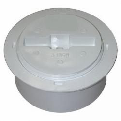 Jones Stephens C60108 PlumBest™ LTConnections™ PVC Heavy-Duty Internal Pipe Cleanout With Countersunk Plug, 4 inch; 10/Carton