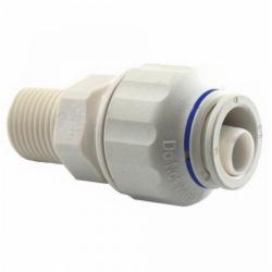 Jones Stephens C76807 Plastic Twist to Lock Adapter, 5/8 inch OD, 1/2 inch x 1/2 inch, MIP