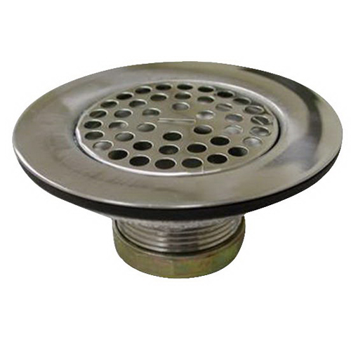 S14002 Stainless Steel Flat Top Grid Strainer, 4-3/8 inch O.D. x 2-3/4 inch I.D.