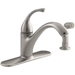 Kohler FortΘ® K-10412-VS 1-Handle Kitchen Faucet, 2.2 gpm, Vibrant Stainless