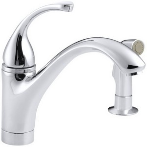 Kohler FortΘ® K-10416-CP 1-Handle Kitchen Faucet, 2.2 gpm, Polished Chrome