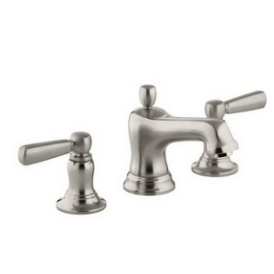 Kohler Bancroft® K-10577-4-BN 2-Handle 8 to 16 inch Widespread Lavatory Faucet, 1.5 gpm, Vibrant Brushed Nickel