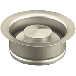 Kohler K-11352 Premium Metal Disposal Flange, 4-7/16 inch, Vibrant Brushed Nickel