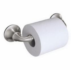 Kohler® Forte® 11374 Sculpted Brass Toilet Tissue Holder, 9-5/8 inch x 2-1/2 inch x 3-3/8 inch, Vibrant Brushed Nickel